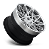 5 LUG BLQ BRUSHED W/POLISHED LIP